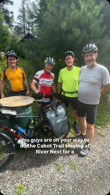 These Ottawaians 🇨🇦 came to Nova Scotia for all of the above while bicycling 300km’s around the Cabot Trail in between…